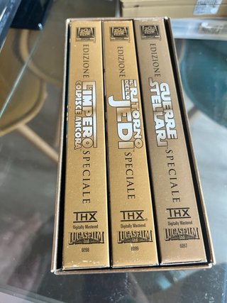 VHS Trilogia Guerre Stellari Edizione Speciale