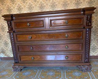 Mobile con cassetti (3+2) in legno color noce