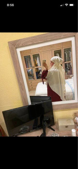 Khimar blanco