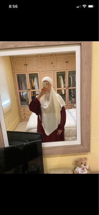 Khimar blanco