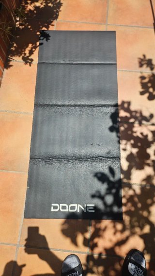 Esterilla Fitness Plegable Doone Negra