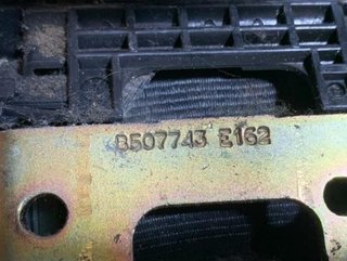 Cinturón seguridad b507743 peugeot 207 1.4 60822