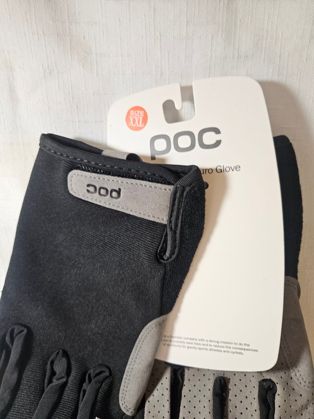 Guantes POC Talla XXL Negro y Gris