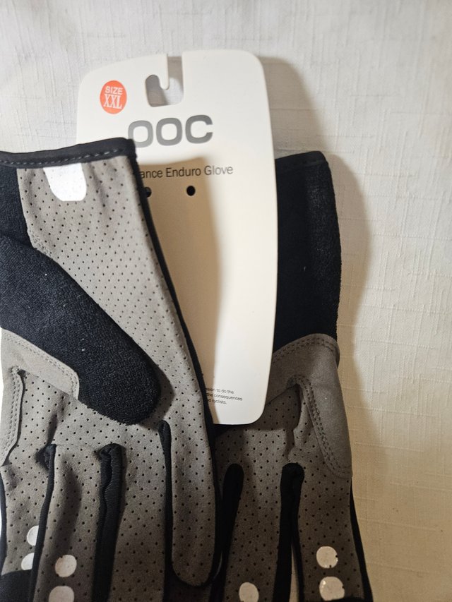 Guantes POC Talla XXL Negro y Gris
