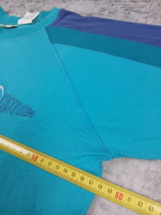 T-shirt Lotto Vintage Anni 90 Azzurra Viola