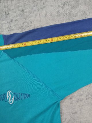 T-shirt Lotto Vintage Anni 90 Azzurra Viola