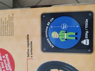 Bici senza pedali 2-5 anni