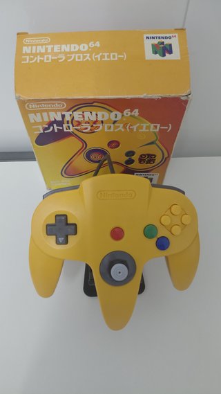 Mando Nintendo 64 Amarillo - Con Caja