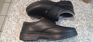 Zapatos Dian Hombre Talla 42 Velcro Negros