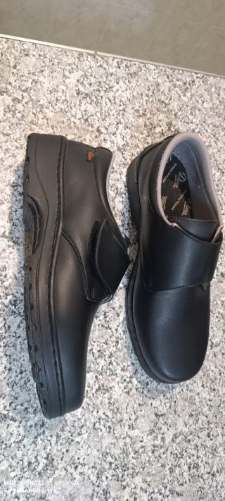 Zapatos Dian Hombre Talla 42 Velcro Negros