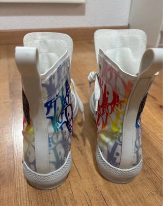 Botas Dior Multicolor Blancas