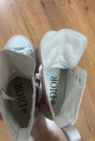 Botas Dior Multicolor Blancas