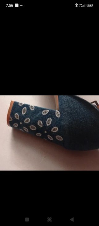 Sandalias vaqueras azules
