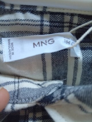 Camisa cuadros infantil 14 años