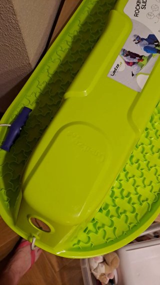 Trineo verde Decathlon nuevo