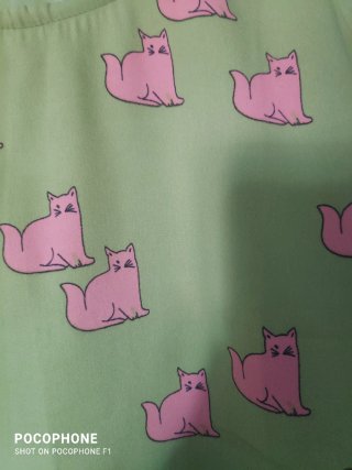 Blusa Compañia Fantastica Gatos Talla S