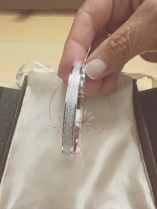 Pulsera baño de Plata 999 Rígida