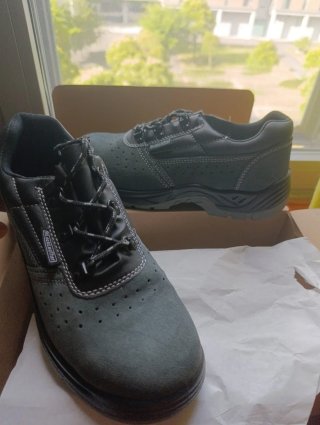 Zapatos de seguridad negros/grises T42