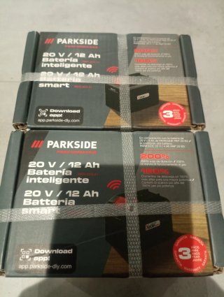 2 PARKSIDE 20V/12Ah Batteria Intelligente