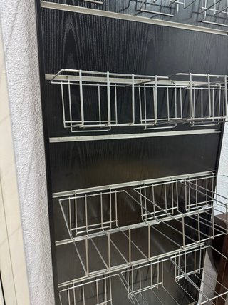 Estantería de pared madera y metal