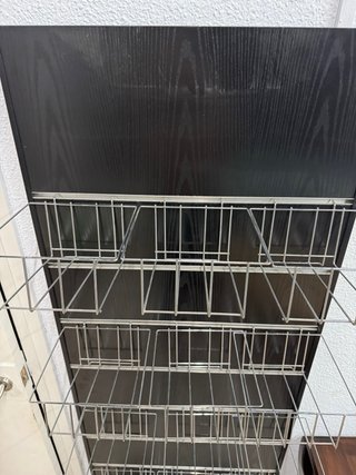 Estantería de pared madera y metal