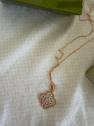 Collana Van Cl oro rosa