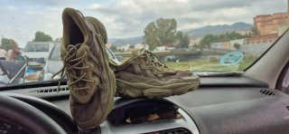Zapatillas Adidas Talla 41.5 Marrones/Verdes