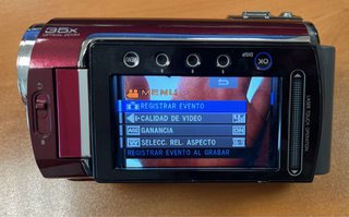 Videocámara JVC Everio 30 GB Roja