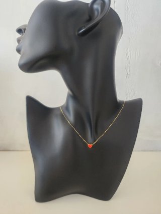 Collar Corazón Oro 18k Auténtico