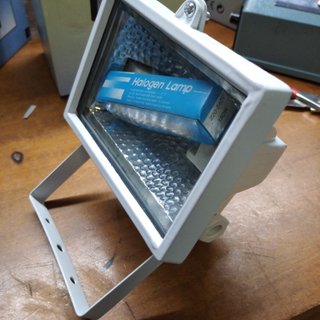 2 Proyectores Halógenos CD7 Blancos 150W