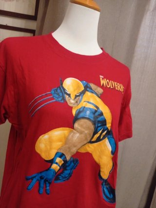 Maglietta Wolverine supereroi Marvel comic vintage