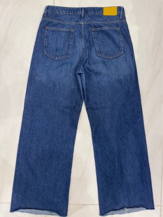 Pantalones vaqueros anchos mujer