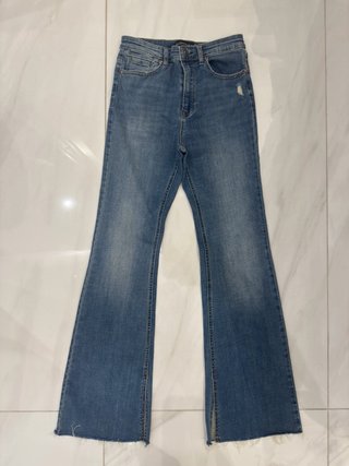 Pantalones vaqueros anchos mujer