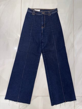 Pantalones vaqueros anchos mujer