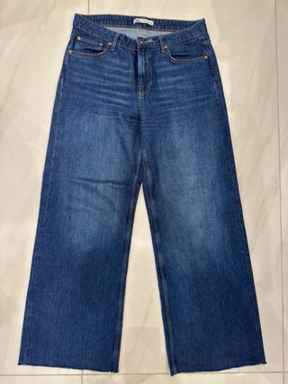 Pantalones vaqueros anchos mujer