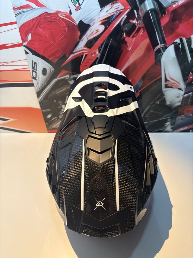 Casco moto S cross Acerbis Carbono