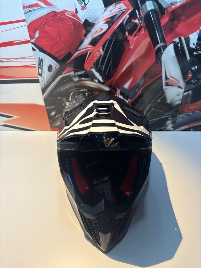 Casco moto S cross Acerbis Carbono