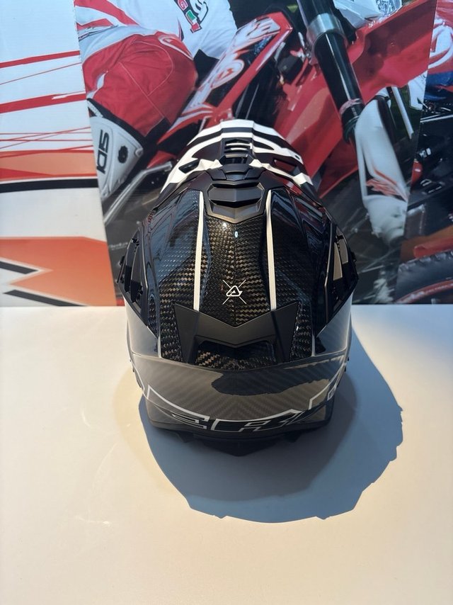 Casco moto S cross Acerbis Carbono