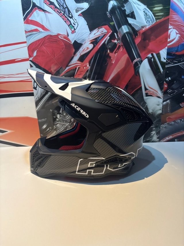 Casco moto S cross Acerbis Carbono