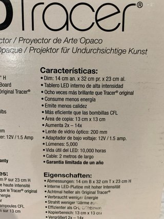 Proyector Artograph Led Tracer