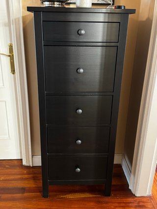 Cómoda IKEA HEMNES Negra