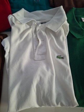 Lote 6 polos premium Lacoste y Polo Ralph Lauren