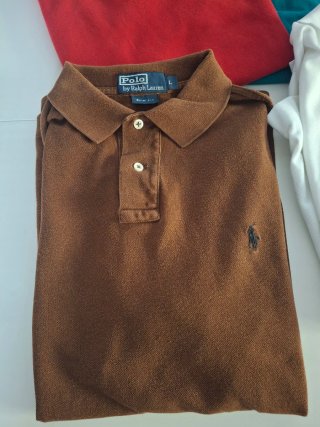 Lote 6 polos premium Lacoste y Polo Ralph Lauren