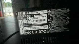 Televisor AVERIADO LG plano curvo