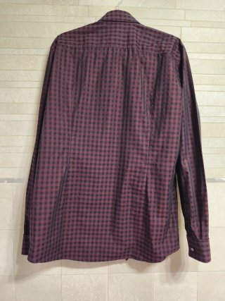 Camicia Uomo Hugo Boss Quadri Viola/Nero