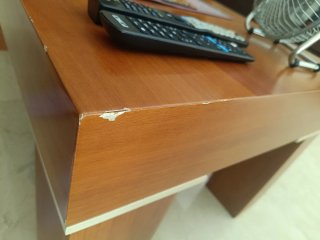 Mesa de centro madera y metal,
