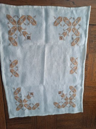 Mantel individual bordado Lagartera