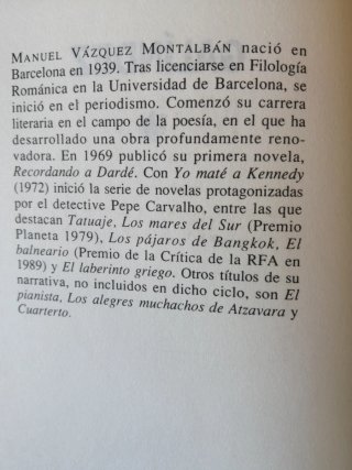 Galíndez - M. Vázquez Montalbán
