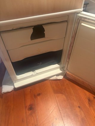 Frigorífico con puertas de madera