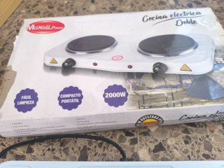 Cocina Eléctrica Doble Maxell Power